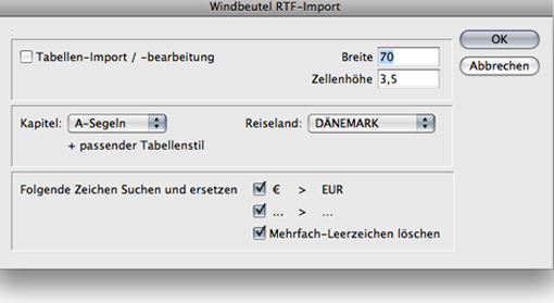 Applescript zum Importieren und automatischen Bearbeitung von RTF-Dateien