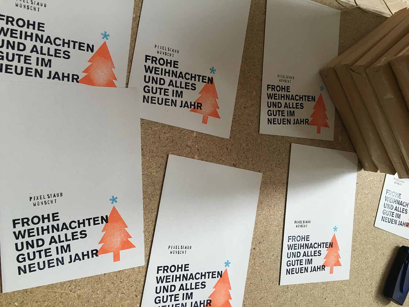 pixelstaub Weihnachtsmailing 2015