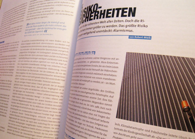 Magazin »SEISMO«, Artikelseite »5 Sicherheitsrisiken«